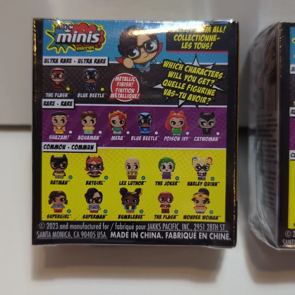 2023 Jakks DC Comics Micros Minis superhero figures new in box Super Girl Harley